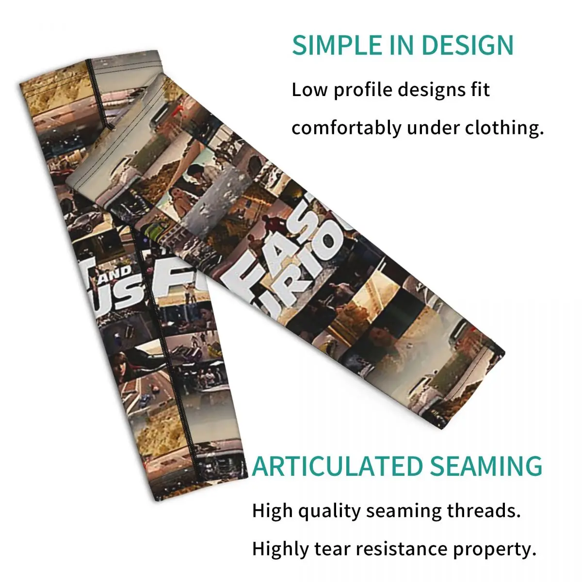 أكمام أذرع تبريد سريعة وغاضبة للرجال والنساء للحماية من أشعة الشمس فوق البنفسجية وتغطية الوشم الرياضية وركوب الدراجات #5