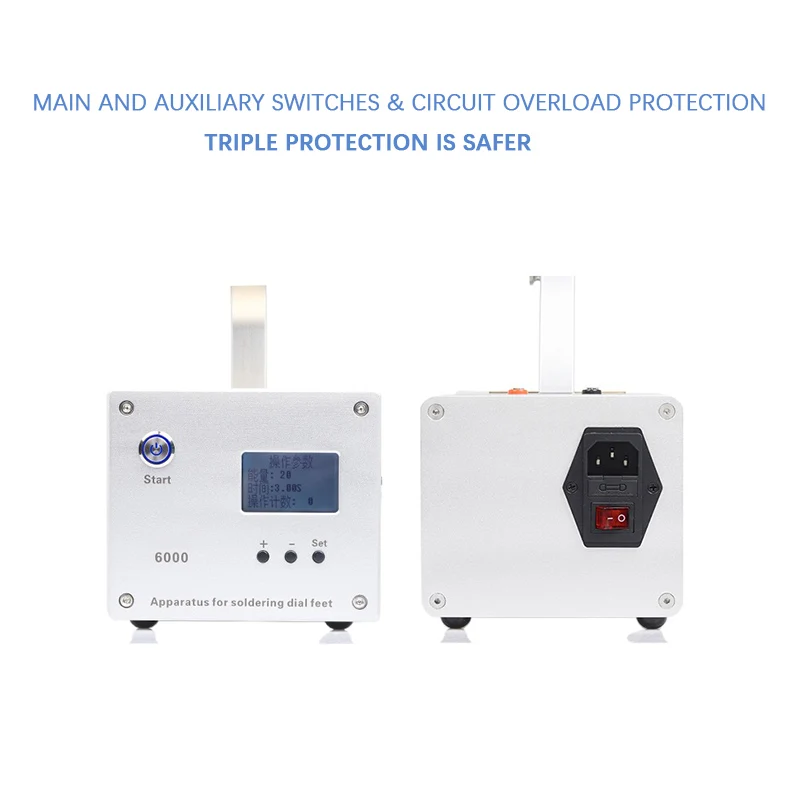 Professional Two-in-One Watch Repair Tool with Digital Display Smart Welding Dial Foot Function Watchmaking Equipment