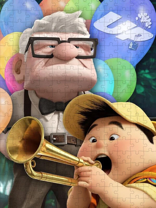Disney movie Pixar Up Jigsaw Puzzle 108/200/300/500/1000 Pieces jigsaw Puzzles for Adult Decompression Game Kids Handmade Toys