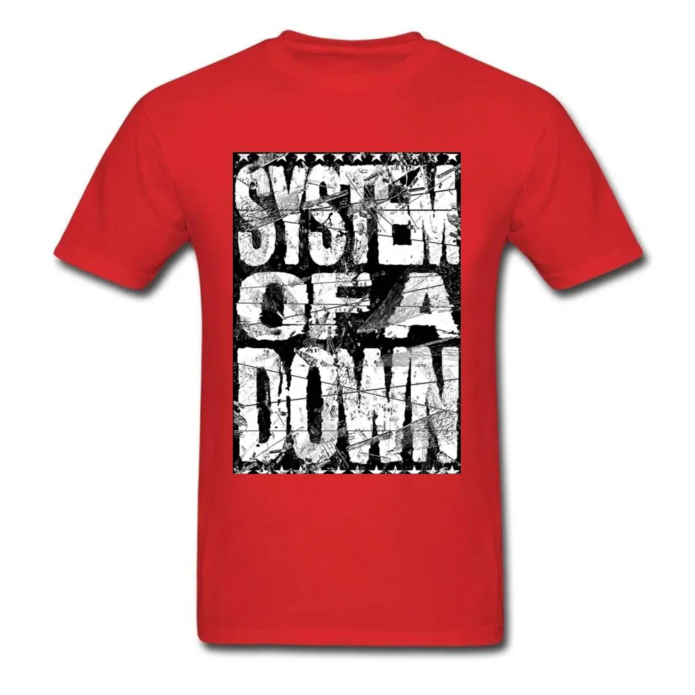 2018 SYSTEM OF A DOWN Men T Shirt Letter Print Vintage Punk Short Sleeve T-shirts Black White Customized Top Tees Streetwear