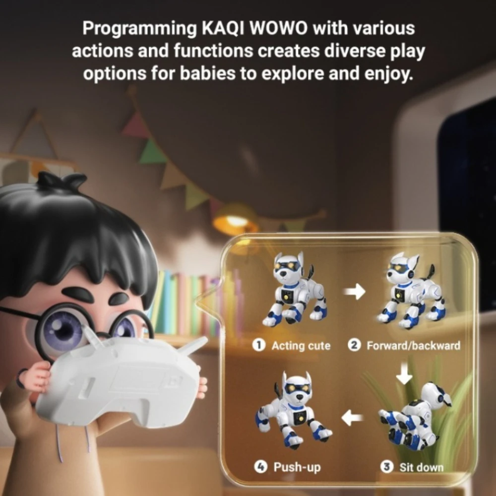 مثيرة للاهتمام للتحكم عن بعد روبوت الكلب الإلكترونية حيلة الكلب، لمسة قابلة للبرمجة والموسيقى/الأغاني، ألعاب الأطفال للبنين والبنات
