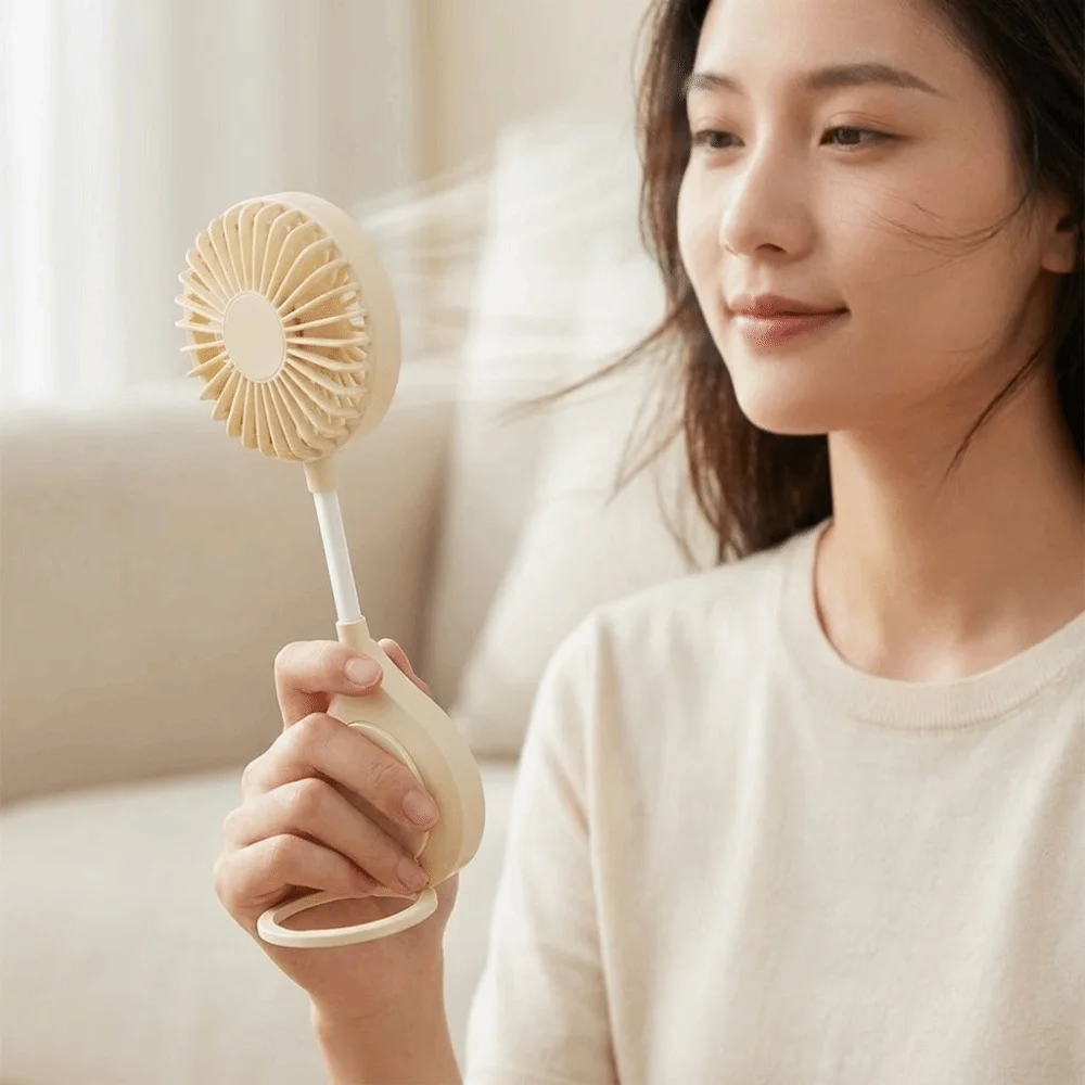 3 Speed 2 in 1 Magnetic Fan Holder Quiet Operation Adjustable Portable Electric Fan Multifunctional Flexible Mini Desk Fan view 2