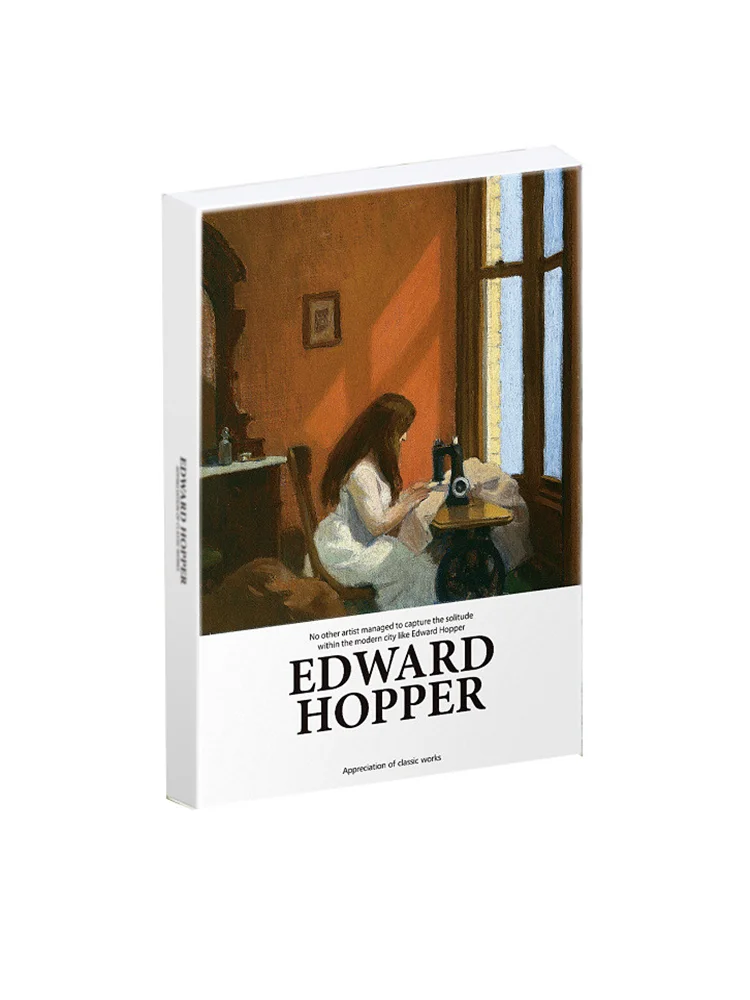 30 Sheets/Box Famous Artists Edward Hopper Oil Painting Postcard Vintage Greeting Card Ins Style Post Card Creative Invitations