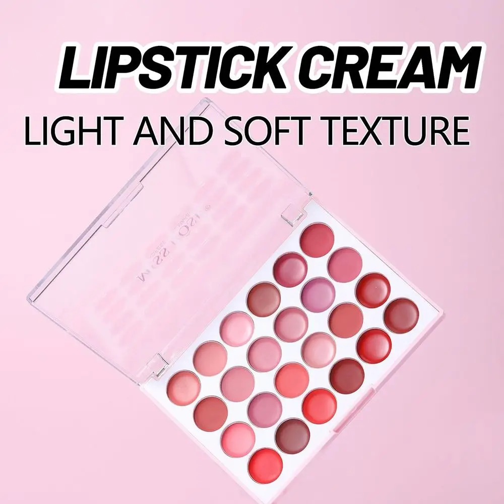 

24-цветная матовая палитра помады, водостойкая нелипкая чашка, палитра блеска для губ, сделай сам, гладкая текстура, увлажняющая помада, подарок