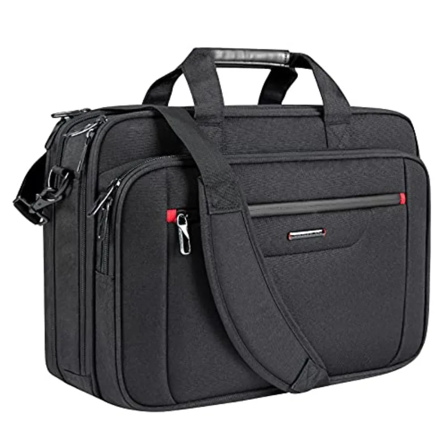 

Laptop Briefcase Premium Laptop Case Fits Up to 17.3 Inch Business Shoulder Bag Laptop Expandable Water-Repellent Messenger Bag