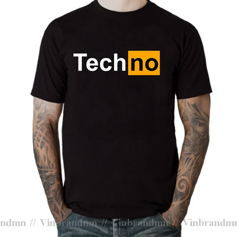 Technics Te C H No Techno Pop Music T shirt Vintage Technic DJ Music House Party T-shirt Thunder-Dome Hardcore Techno Top tshirt