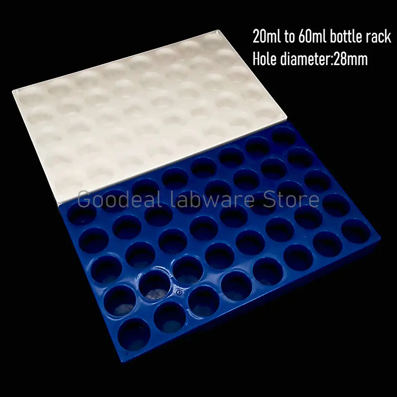 1 piece Lab 2/4/10/15/20/30/40/50/60ml sample bottle plastic Rack chromatographic injection bottle Stand Headspace bottle Holder