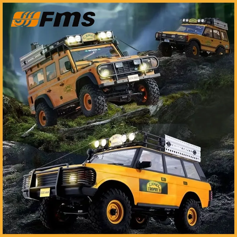 FMS 1/10 FCX10 Land Rover RC Car Camel Trophy Defender/Discovery/Range Rover 4WD Off Road Climbing Truck Model Hobby Gift Toy