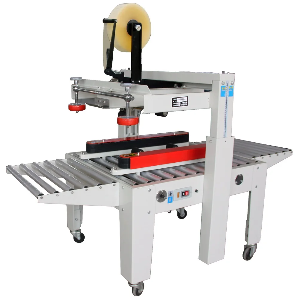 

FXJ-5050AS Hualian Hard Tool Mobile Phone Case Packaging Milk Automatic Box Sealing Carton Sealer Machine