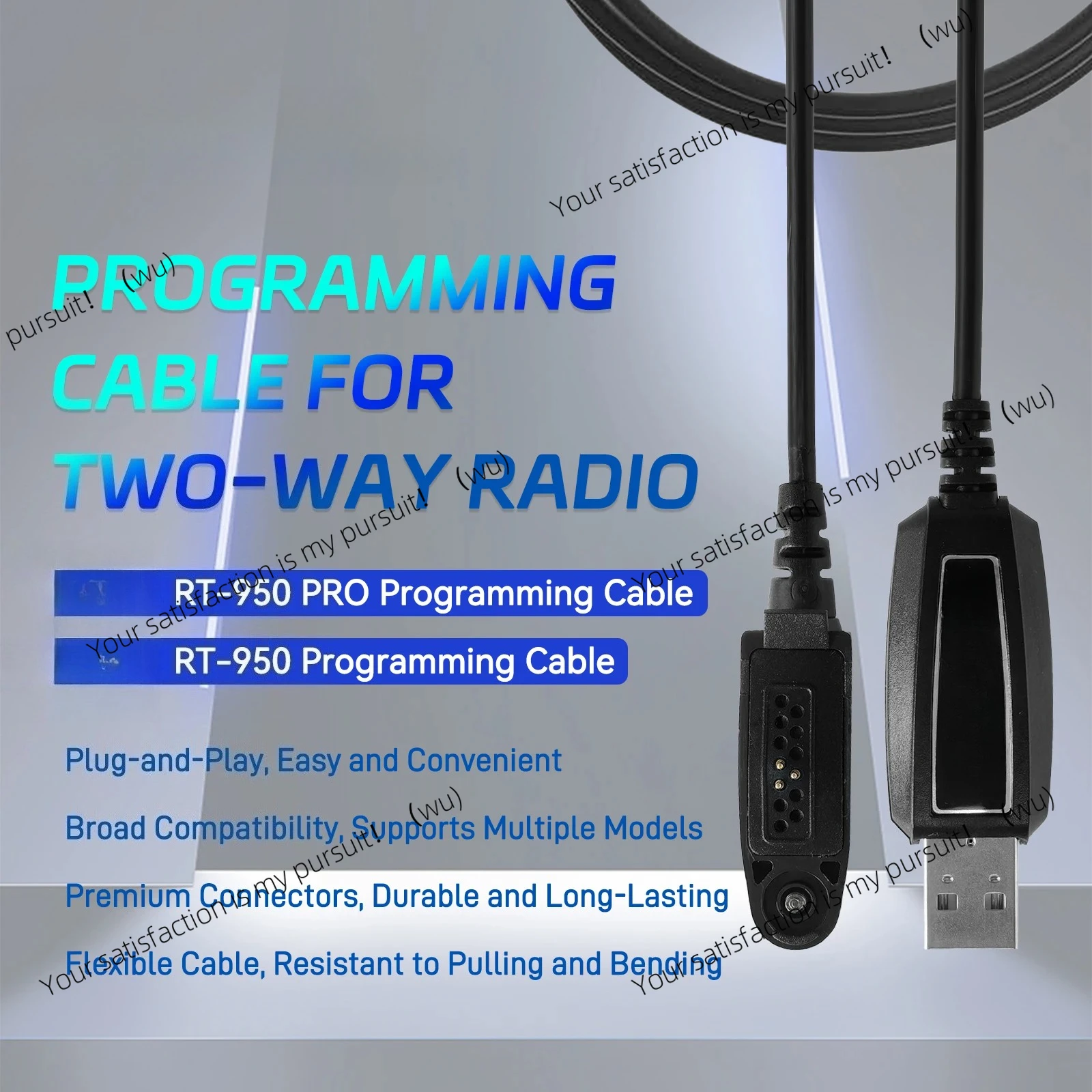 RT-950 Ham Radio Intercom USB Programming Cable Type C Interface for RT-950 RT-950 PRO