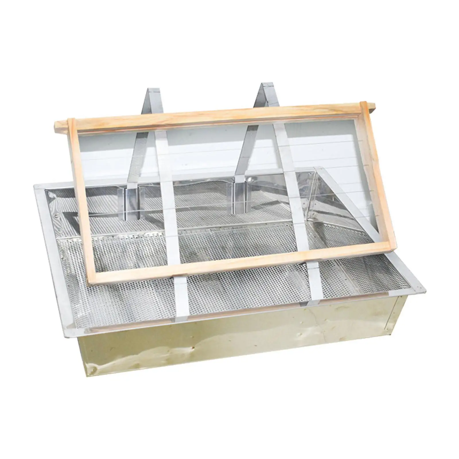 Honeycomb Uncapping Tray Bee Keeping Supplies Practical Stainless Steel
