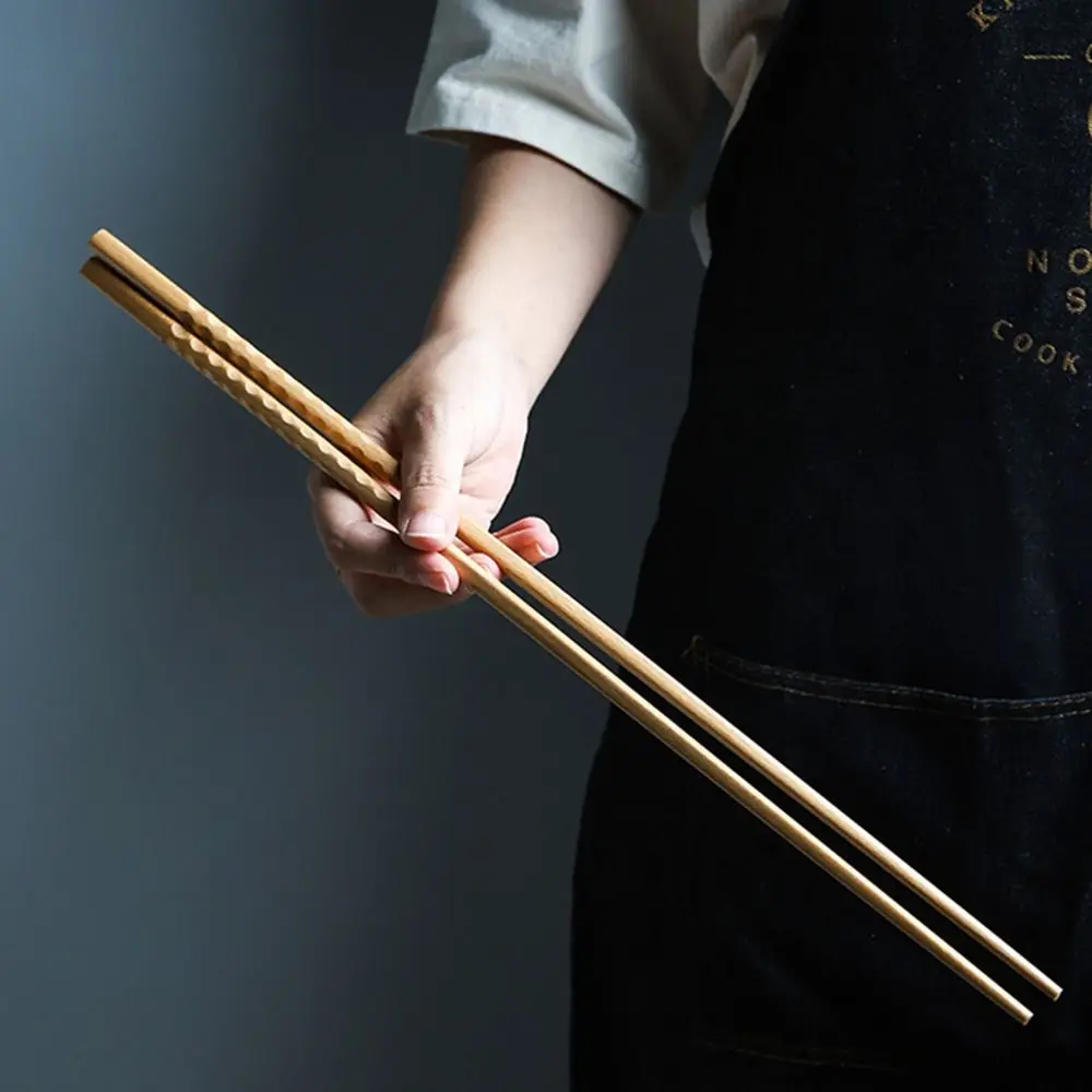 32/42cm Long Chopsticks Cook Noodles Deep Fried Hot Pot Chinese Style Food Sticks Wood Chopsticks Kitchen Tool