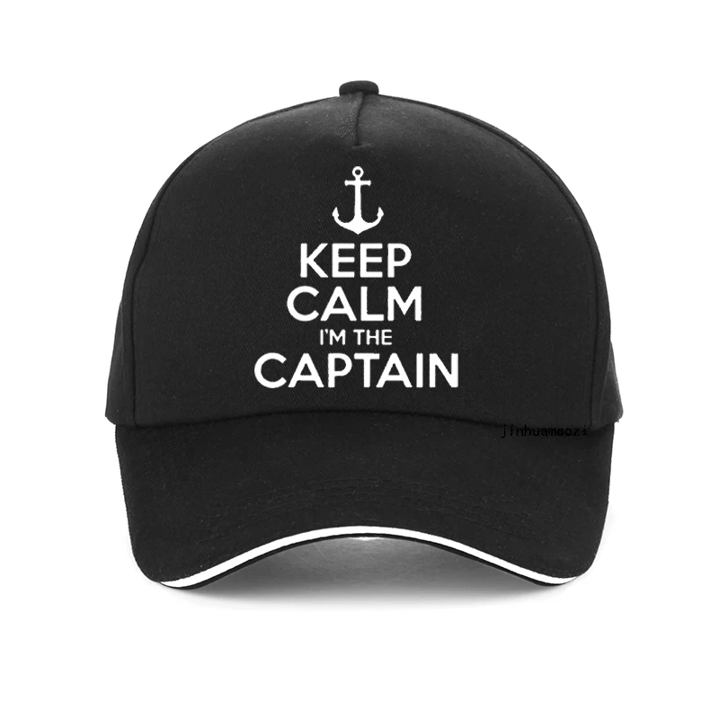 

Keep Calm I'm The Captain Motor Boat Sailing Sea funny baseball cap Summer Gifts men women hat adjustable Snapback hats