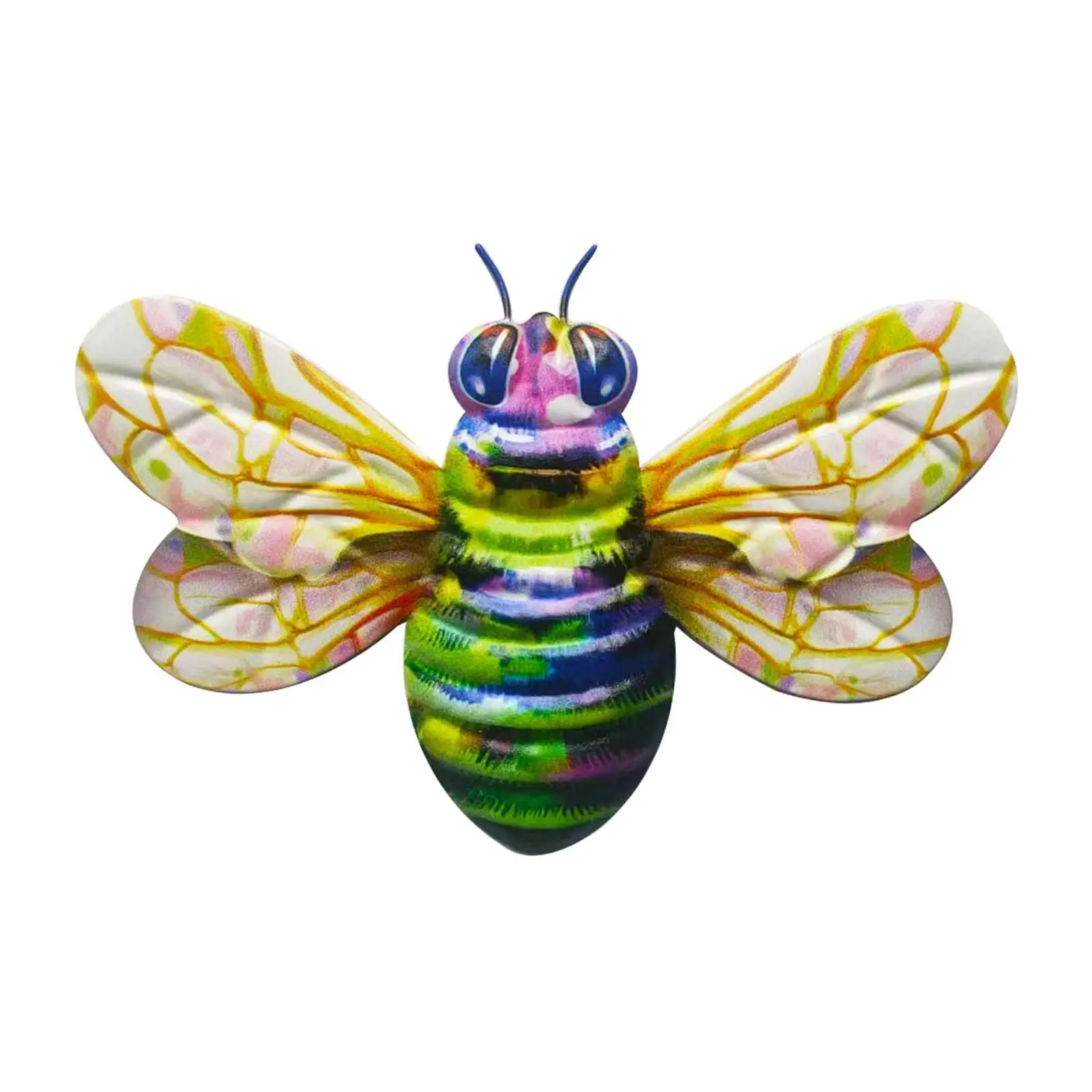Bee Metal Wall Decor Ornament Bee Sculpture for Farmhouse Living Room Fence