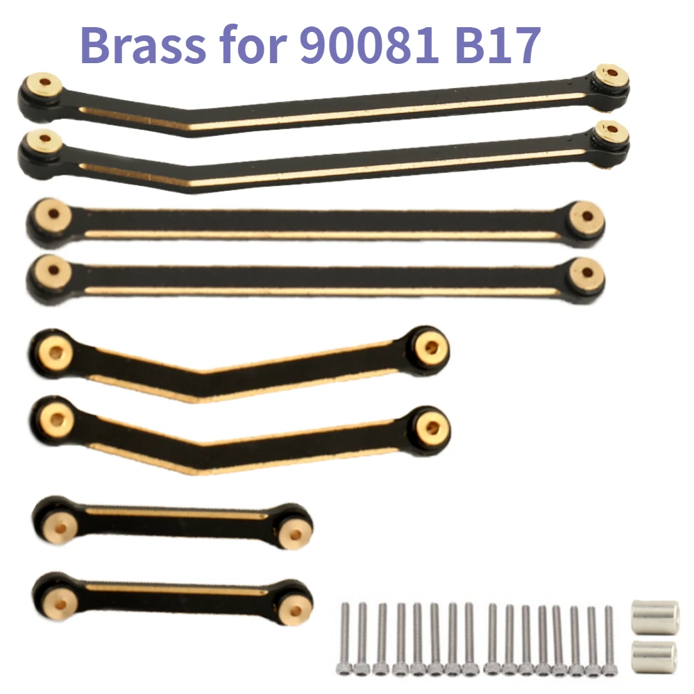 For 1/24 Rc Automotive Axial SCX24 AXI90081 90081 B17 Upgrade Parts CNC Brass High Clearance Chassis Tie Rod Links Linkage Set