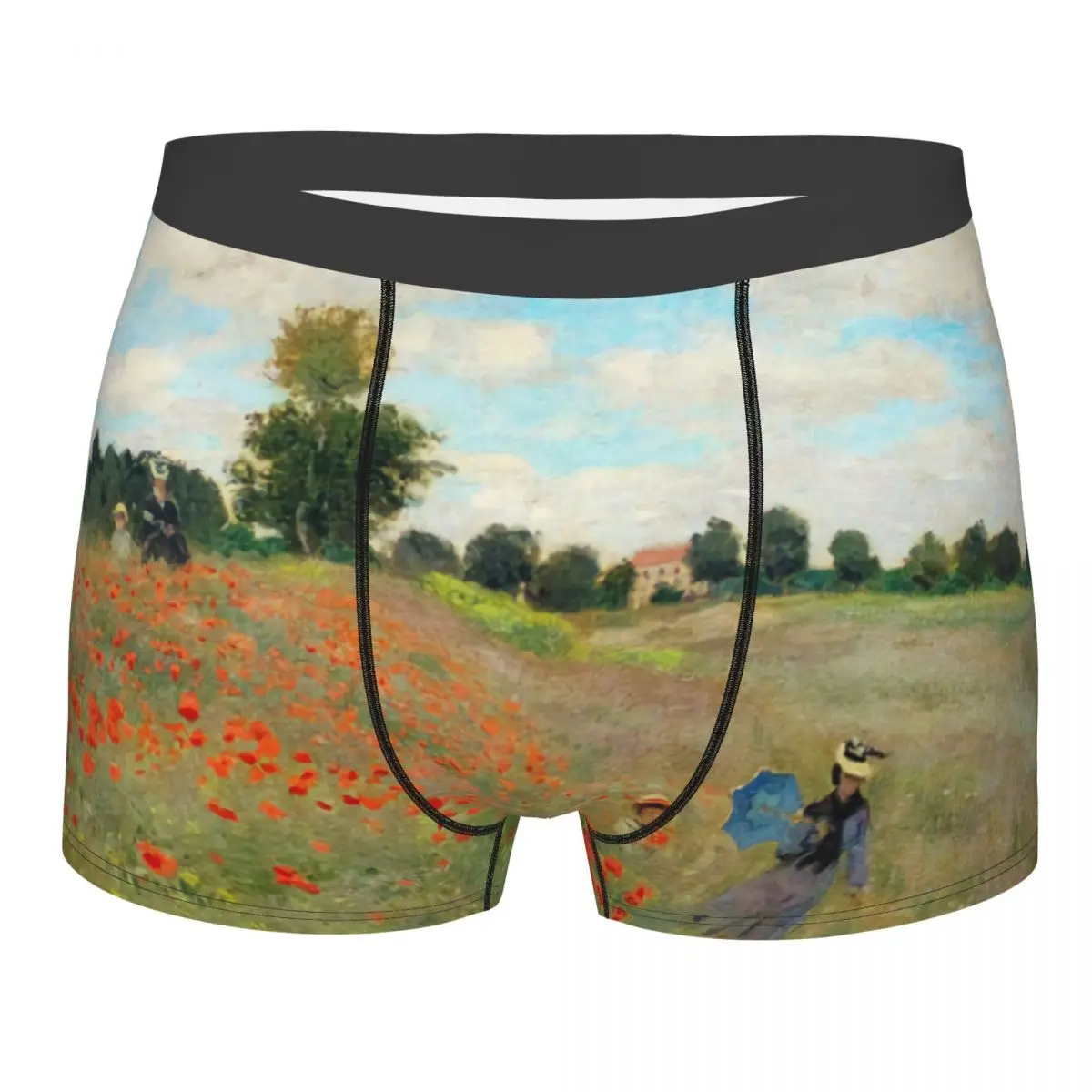 

Нижнее белье Claude Monet Poppies на заказ, мужские дышащие трусы-боксеры French Painter Art, шорты, мягкие трусы для мужчин