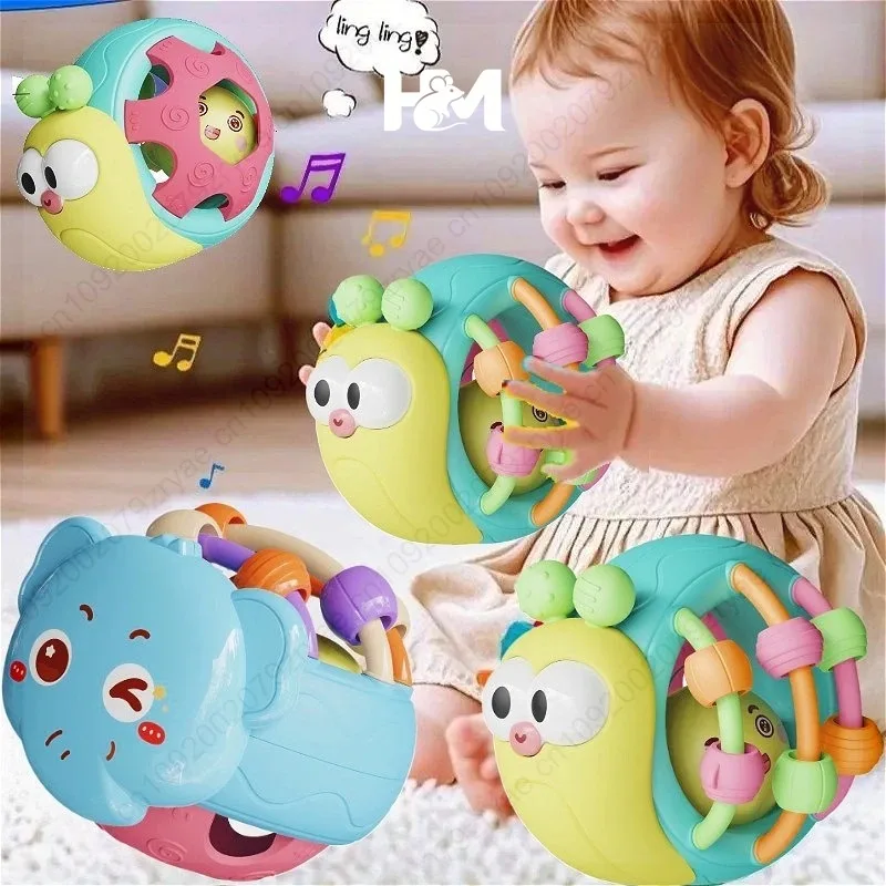 Baby Balls Rattle Comforter Toy Soft Hand Grasp Ball Educational Sensory Toys Activity Baby Crawling Toys 0 6 12 Months