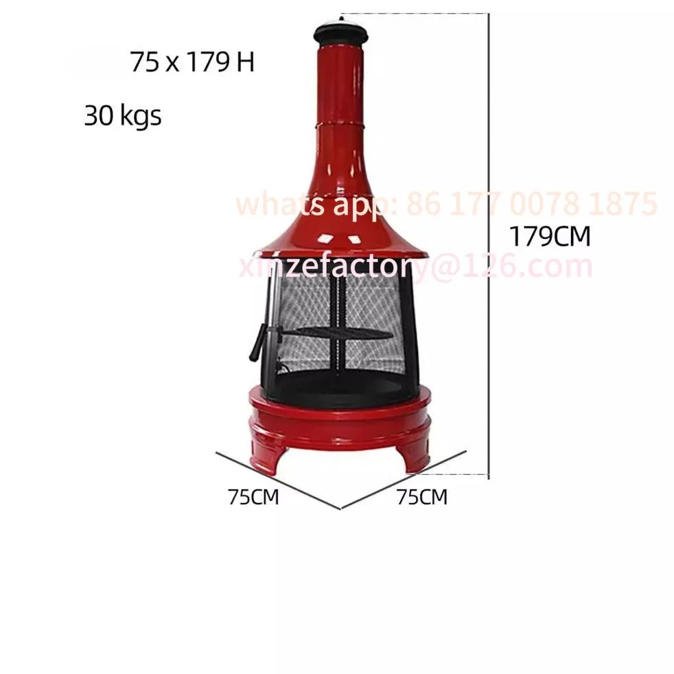 Customizable Outdoor Craftsman Heating Campfire Grill Patio Home Vintage Garden Firewood Charcoal Homestay Grill Fish
