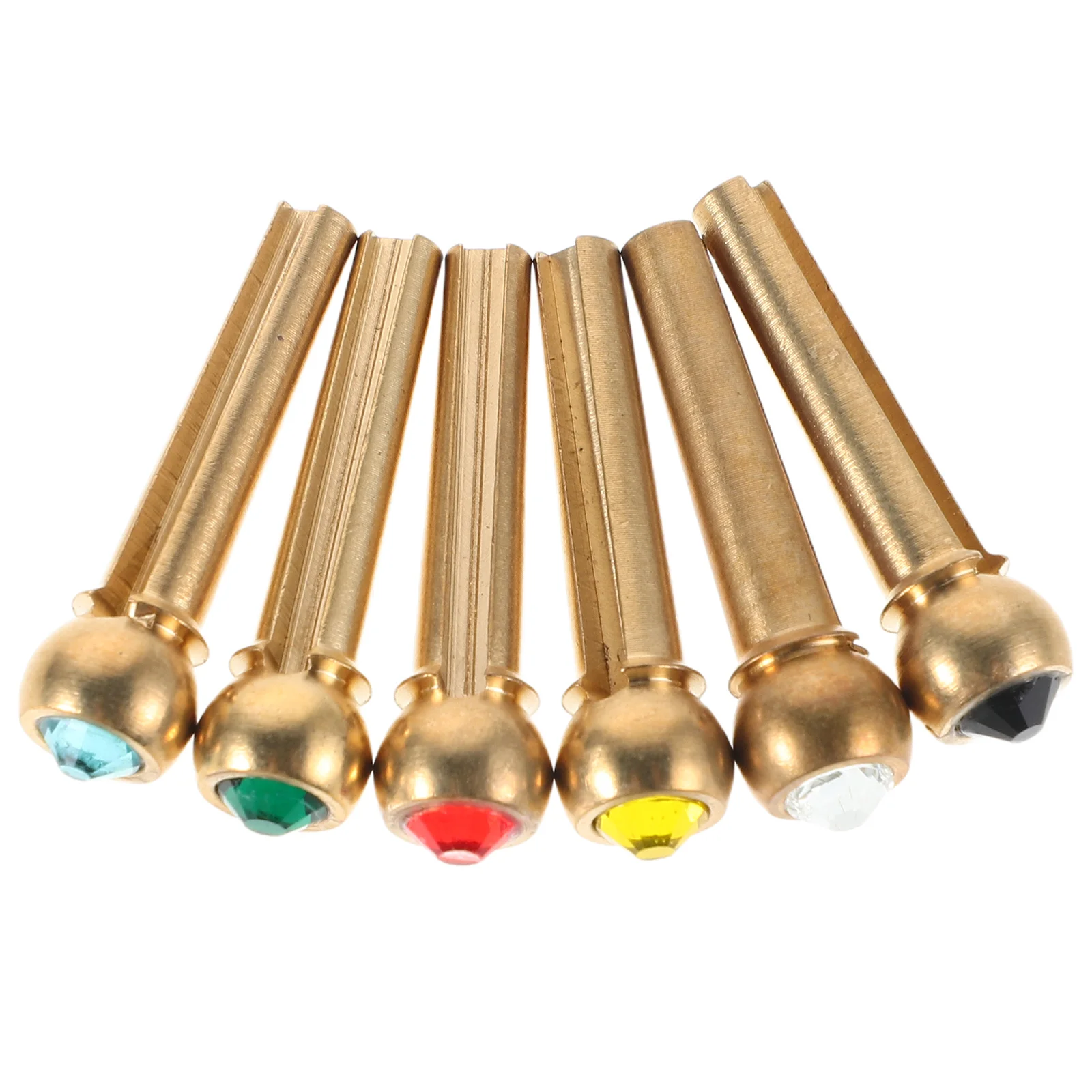 

6Pcs Acoustic Guitar String Pegs Unique Design Secure String Placement Vibrant Colors Add Elegance to Your Instrument Guitar