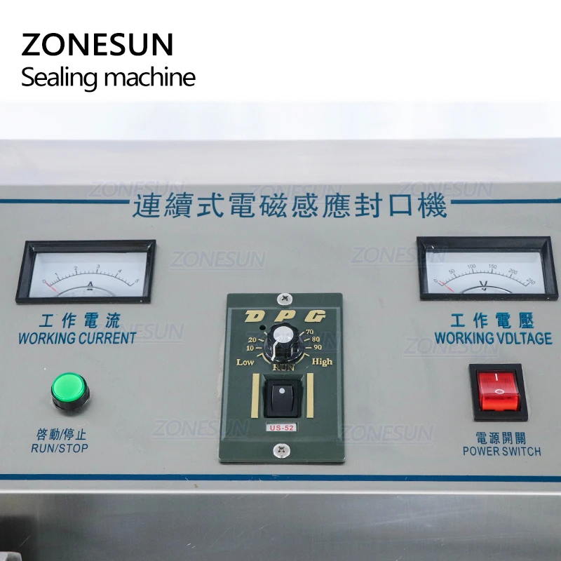 ZS-FK6000A Automatic Continuous Plastic Bottle Heat Sealing Electromagnetic Induction Aluminum Foil Sealing Machines