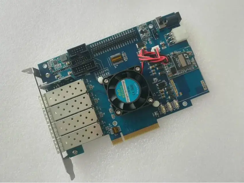 Galaxx FPGA Development Board Galaxx PCIe Kintex 7 Xc7k420t SFP +10G