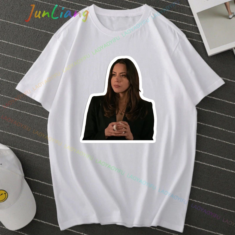 Kristen Stewart Funny Shirt Actress Kris Y2k Vintage Top Fans Gift Short Sleeve T-shirt Men's Clothing 2024 Women's T-shirts