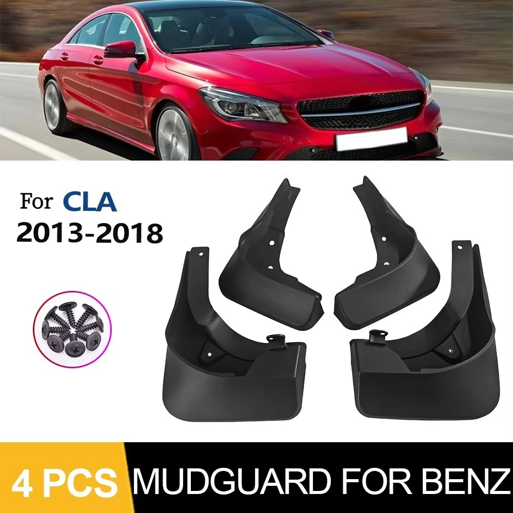Car Mudguards Mud Flaps For Mercedes-Benz CLA 2013-2018 Accessories Splash Guard Car Wheel Front Rear Mud Flaps Wheels Fender