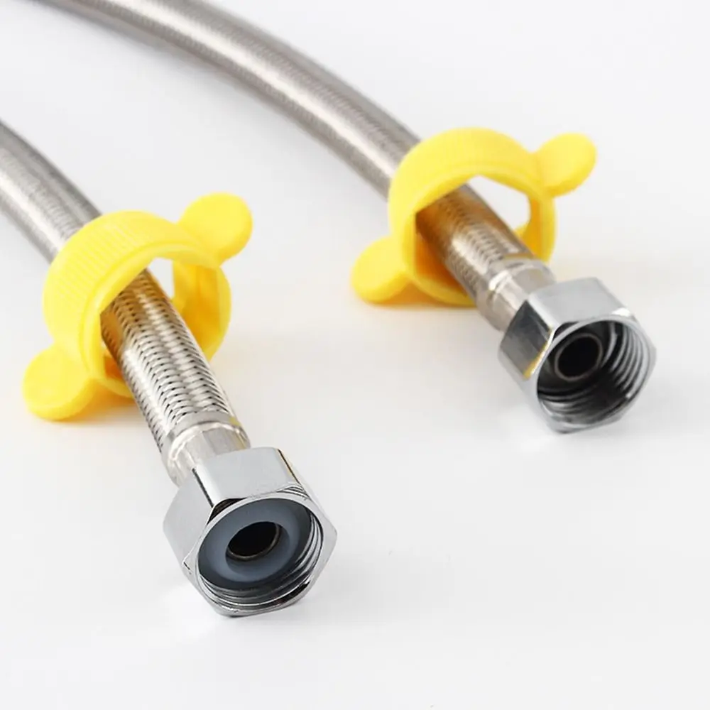 

Гибкий плетеный шланг из нержавеющей стали 30-200 см, 1/2 дюйма, водопроводная труба для крана, герметичный универсальный интерфейс, взрывозащищенный шланг