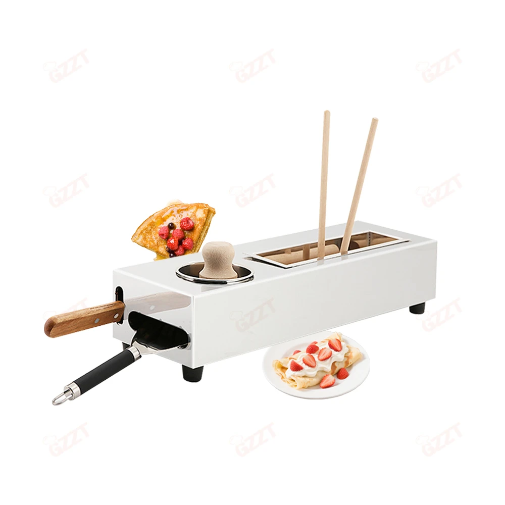 

2026, New modelCommerical Stainless Steel Crepe Spreader Rack Container With Turner Crepe Making Tool