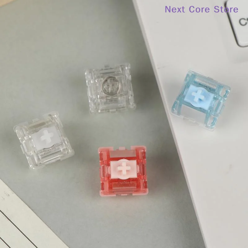 UR Ice Magnetic Ultra Switch Linear 22mm Spring 35gf 700Gs RGB Transparent Switch Factory Lubed For Magnetic Mechanical Keyboard