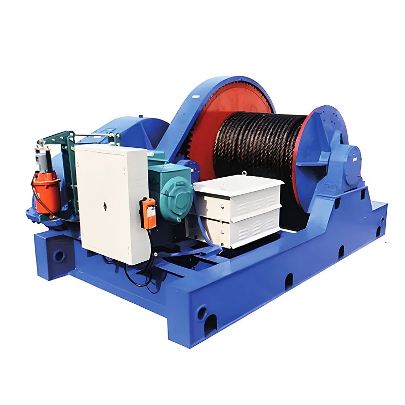 

Тяжелая электрическая лебедка для троса, 10 тонн, 20 тонн, 30 тонн, механическая лебедка с якорем для лодки, буксировочная лебедка