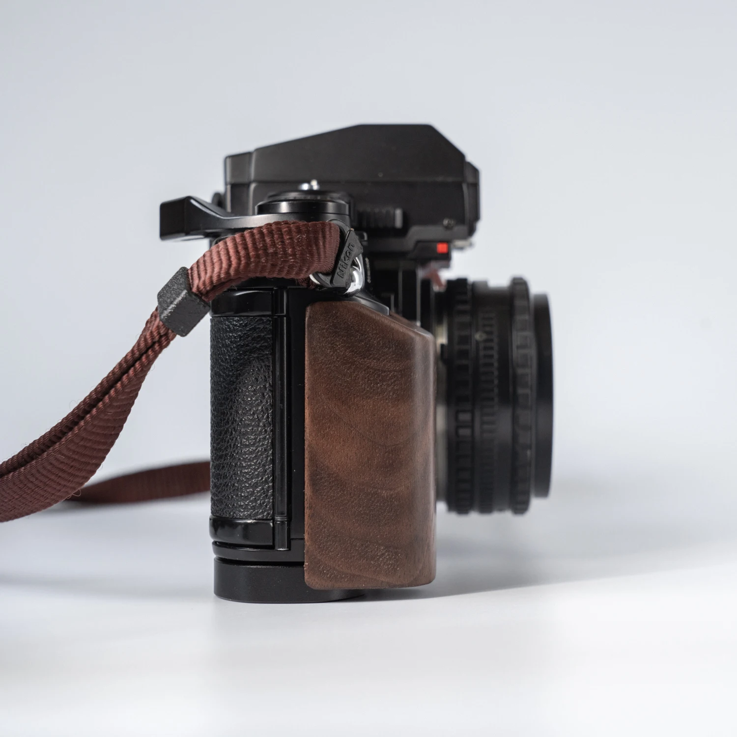 YUWOOD Solid Wood L Grip Walnut Rosewood Camera Handle for Nikon F3 F3HP F3AF