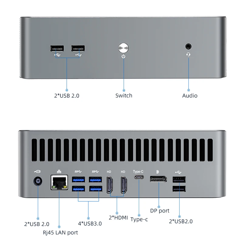 인텔 게이밍 미니 PC, Nvidia RTX 2060, 6G, 2 * DDR4 NVMe SSD, 게이머 미니 컴퓨터, 윈도우 11, 4K DP, C타입 와이파이, i9, 10885H, i7, 10870H