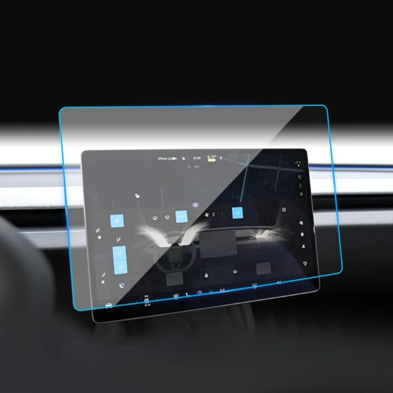 

2023 2025 15.4" Center Display Protectors Tempereds Glass AntiGlare Surfaces Scratch Resistant Easy Application H9EE