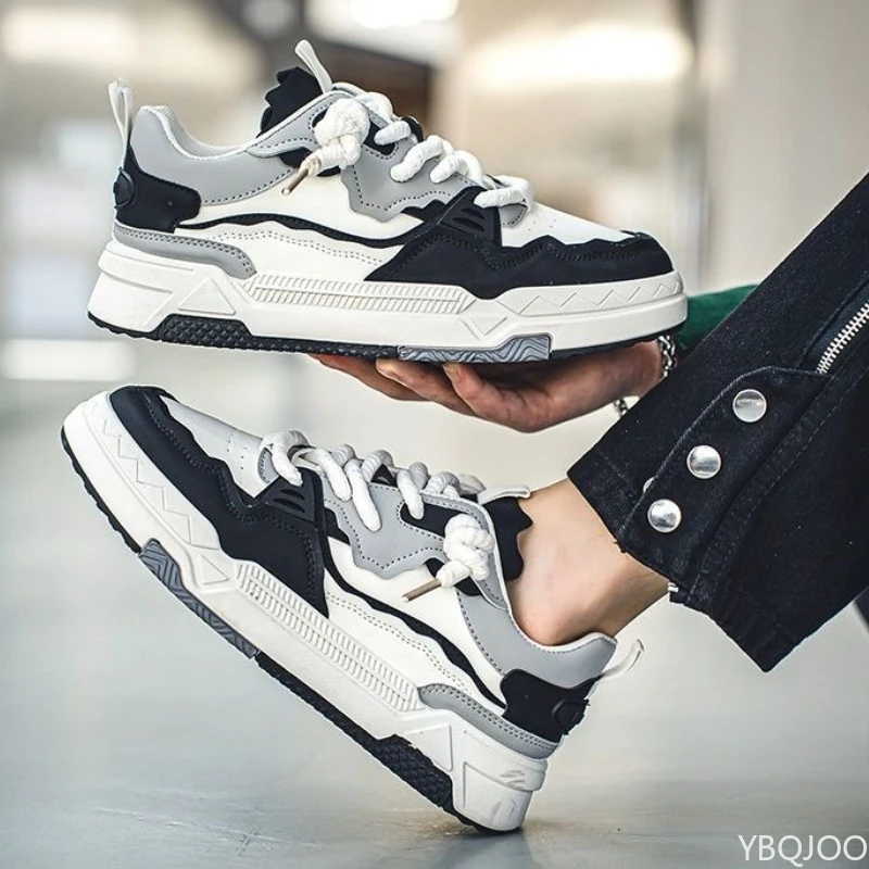 

Мужская обувь, новые весенние спортивные туфли для досок, универсальная толстая подошва, увеличивающая рост, повседневная удобная износостойкая модная обувь