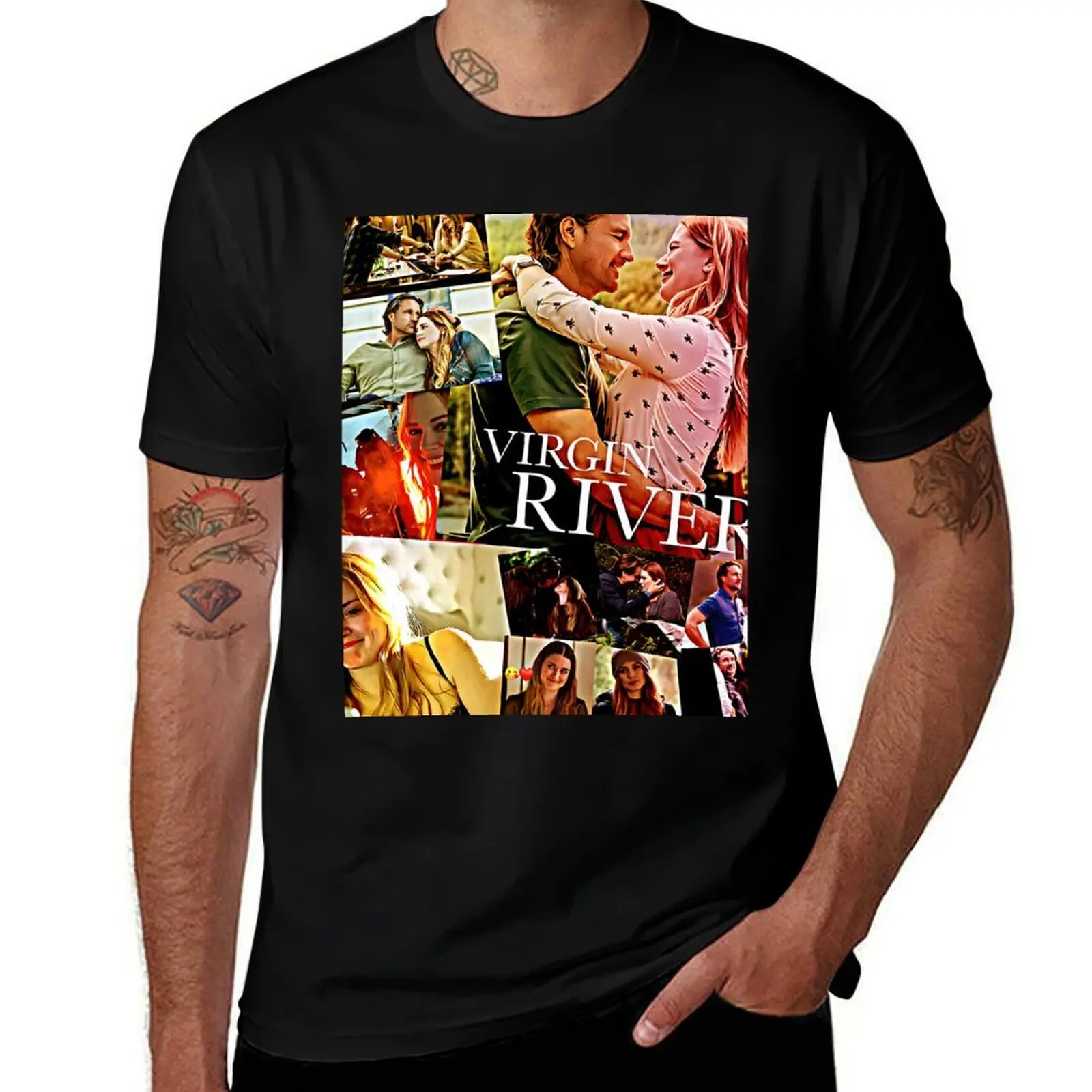 

virgin river T-Shirt printed t shirts for man cotton t shirts man 100% T-Shirt