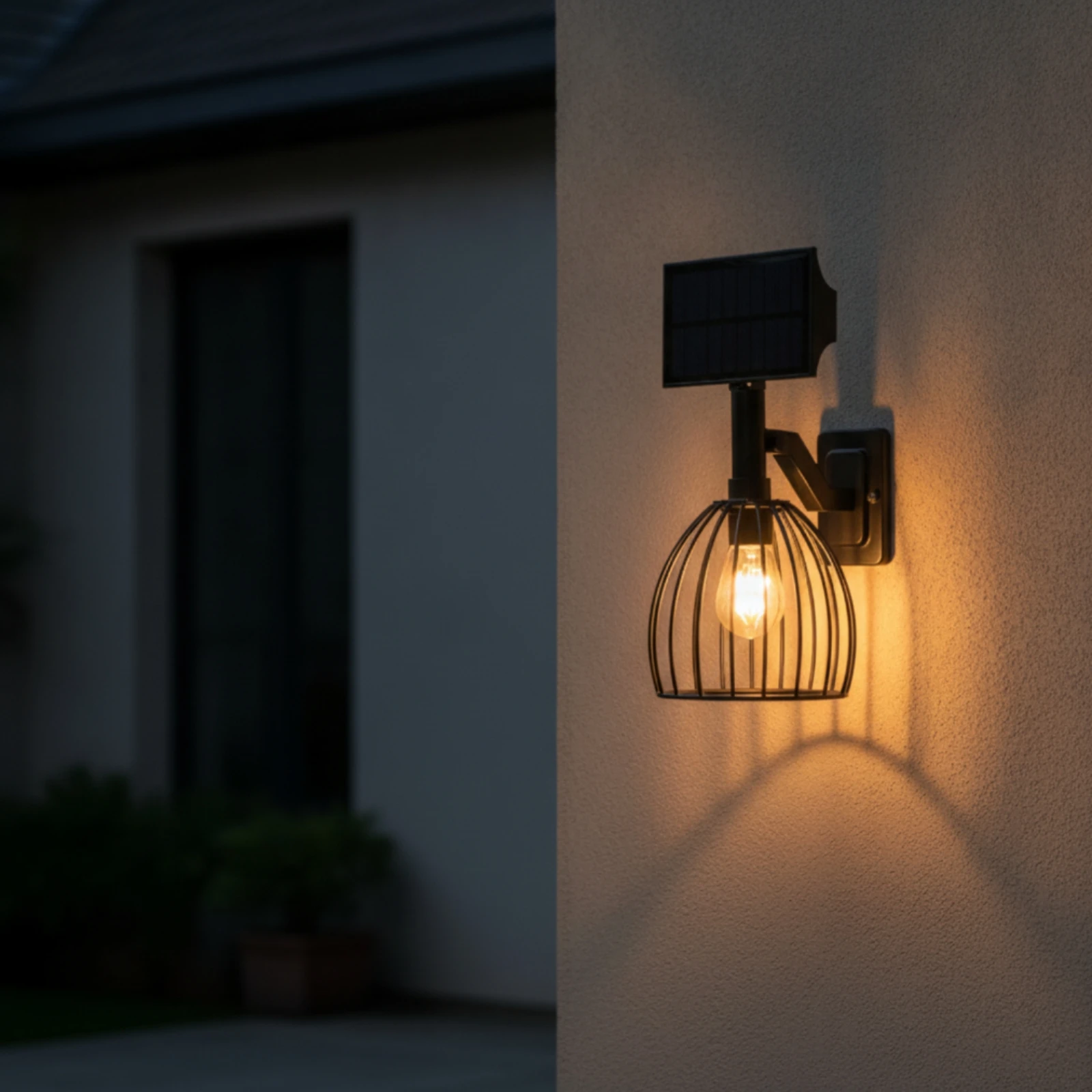 ソーラーウォールライト IP65 ソーラー壁掛け照明 配線不 - Outdoor Lighting No Wiring のレビューと価格