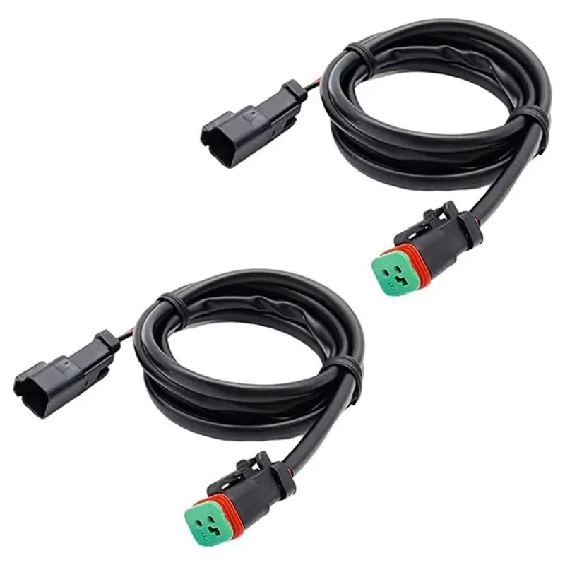 a65p-2-リード4-in1-ドイツ式デュアル出力dt-dtmメス型コネクタソケットアダプター-ledフォグランプ、ledポッドライト、ledライトバー用