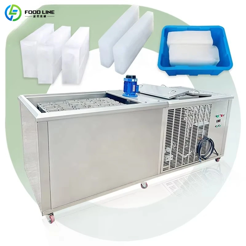 Customized Ice Brick Machine Inverter Ice Block Making Machine for Africa Market Fishery Cold Chain Use