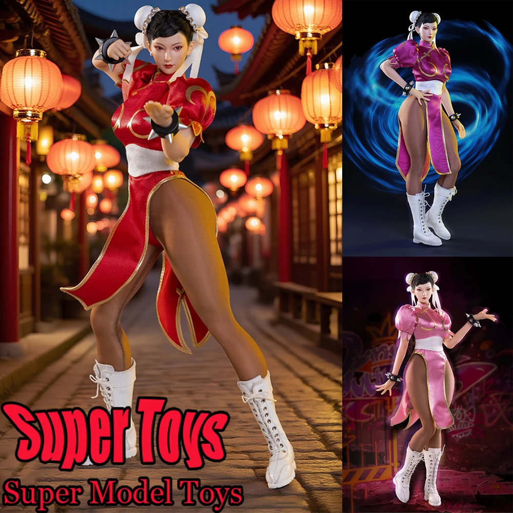 

STAR MAN MS-015 1/6 Scale Female Soldier Chun-Li Classical Game Fighter Full Set 12-inches Action Figure Doll Fans Gifts
