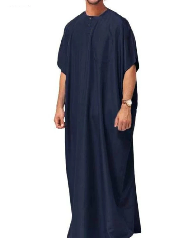 Turkye-Robe longue musulmane pour hommes, Abayas, Jubba Thobe, Caftan marocain, Vêtements islamiques, Dubaï, Arabe