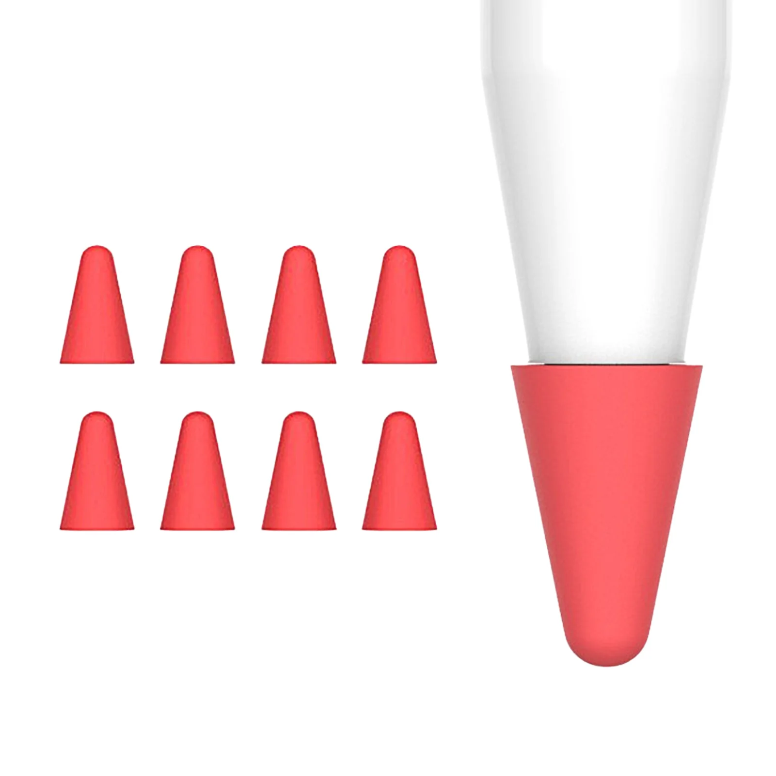 8 шт., Силиконовые Запасные наконечники для Apple Pencil 1 2