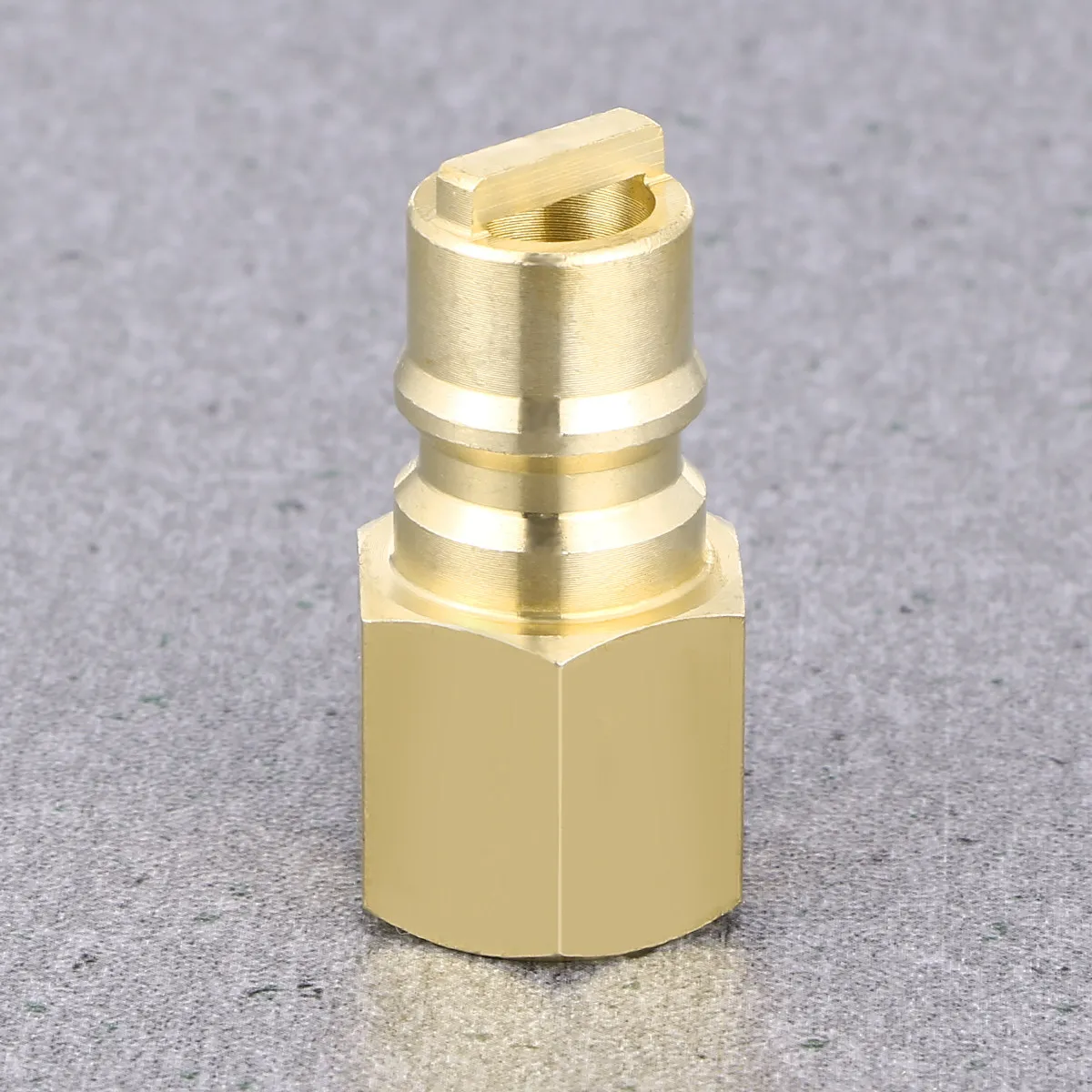 3/8 Inch Brass Propane Quick Connect Fittings Shutoff Valve For Rv Gas Grill Heater Camping Stove Turkey Fryer Outdoor Bbq