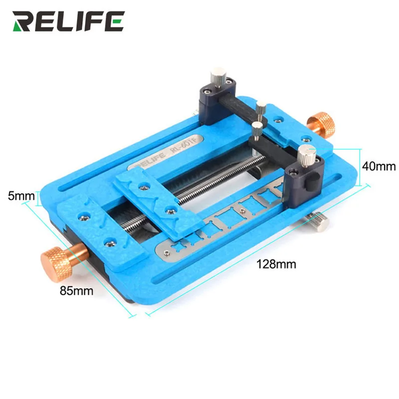 Relife RL-601F Phone Motherboard Repair Fixture Multifunction Universal PCB Holder CPU IC Glue Removal BGA Welding Tool