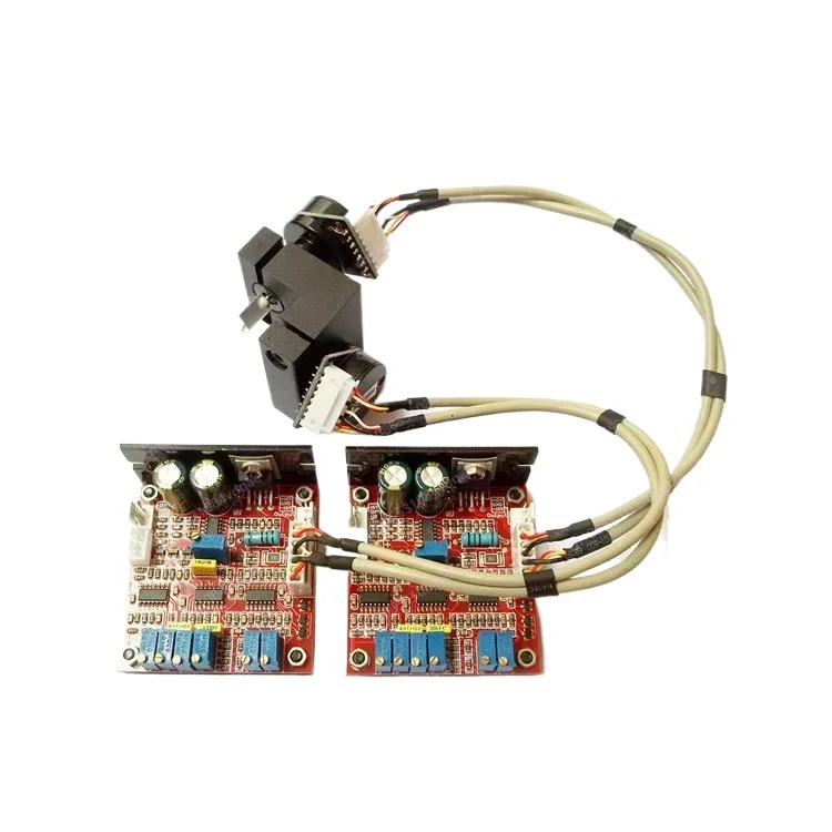 20K High‑Speed Galvo Scanner Galvanometer Motor with Driver Board, Laser Scanning Galvo Head Kit for Laser Marking Machine