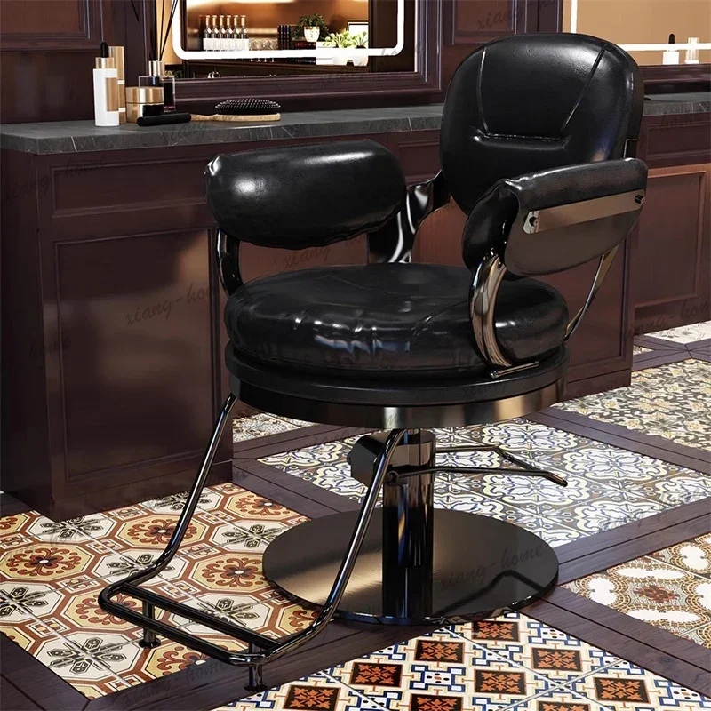 Factory Direct Hairdressing Hair Barber Chair Commercial Salon Supplies Shampoo Tray Swivel Barber Chair Tray Swivel Commercial 6