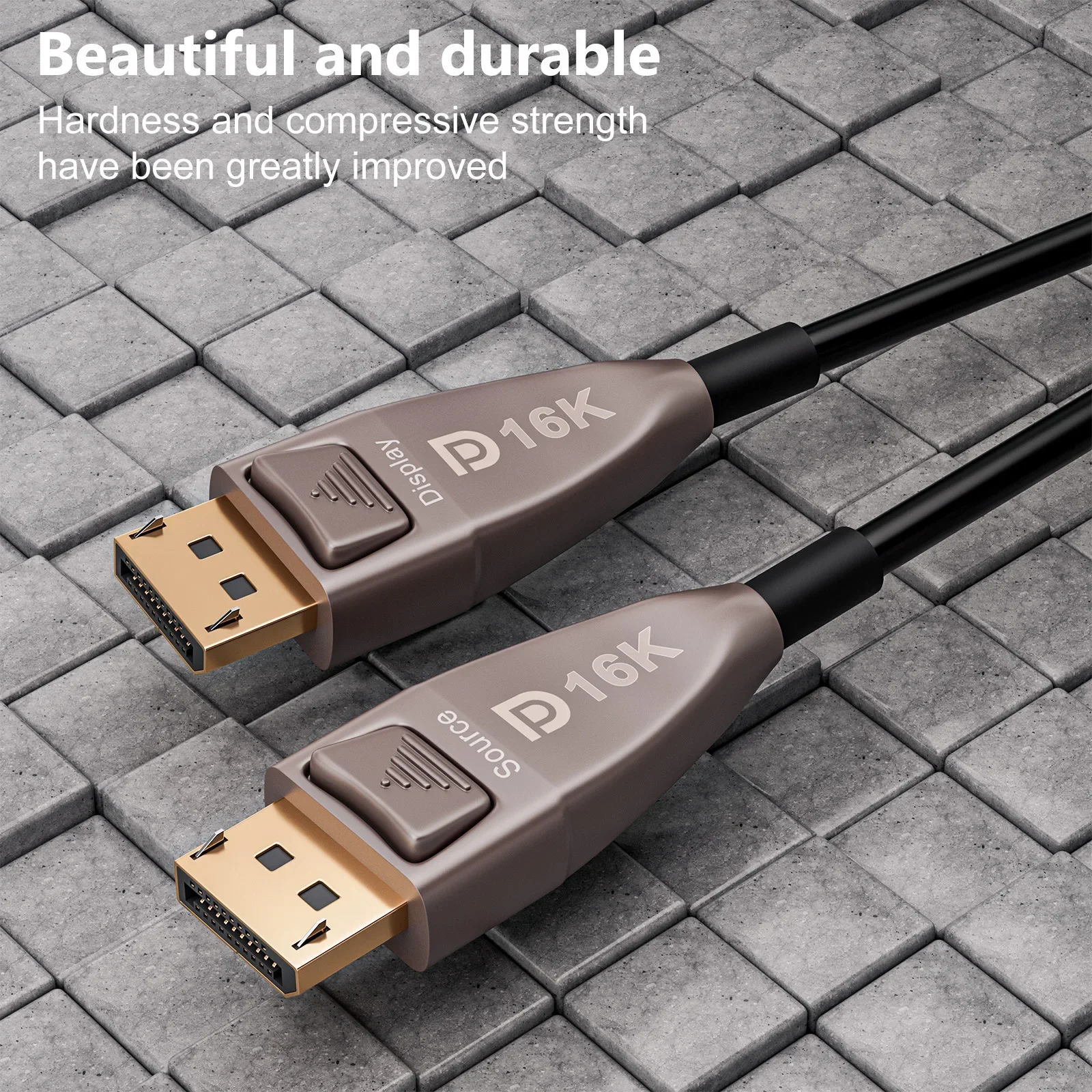 

Display corporate high-definition video cable, esports computer monitor graphics card connection cable DP16K fiber optic cable