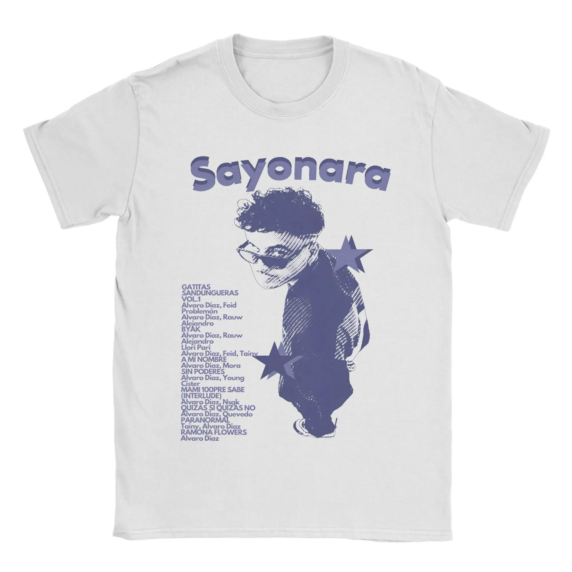 ألفارو دياز تي شيرت الرجال الشارع الشهير القطن تي شيرت الصيف تنفس الجدة تيز مطبوعة بلوزات حجم كبير