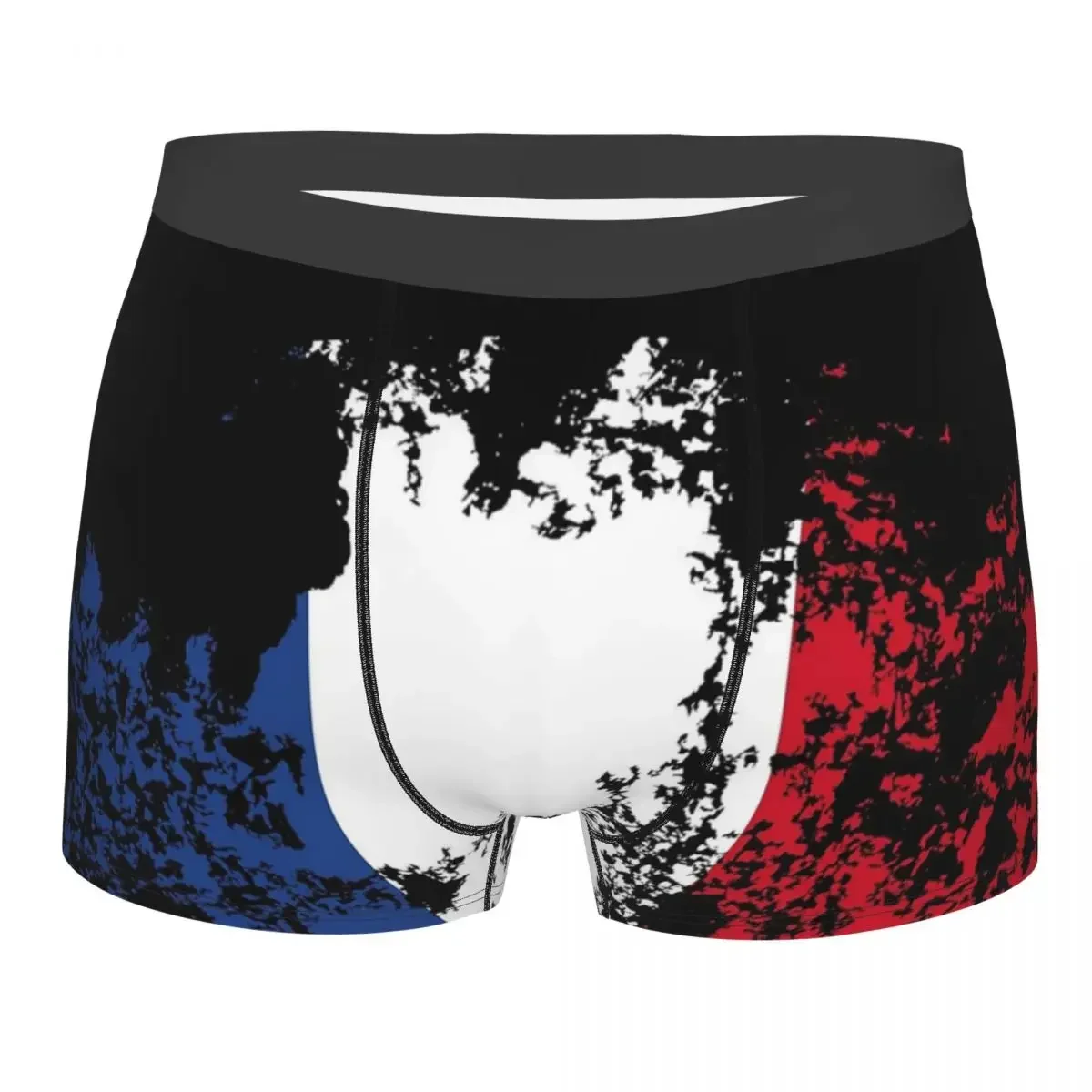 

Funny Boxer Shorts Panties Briefs Man France Flag Graphic Design French Fans Underwear Soft Underpants for Male Plus Size