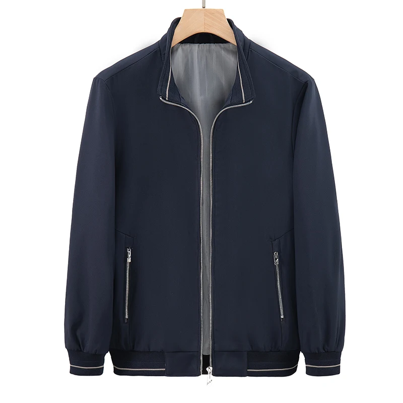 جديد عالي الجودة الأعمال سترة عادية مريحة للتنفس العصرية تنوعا الوقوف طوق الخريف الشتاء سترة يندبروف